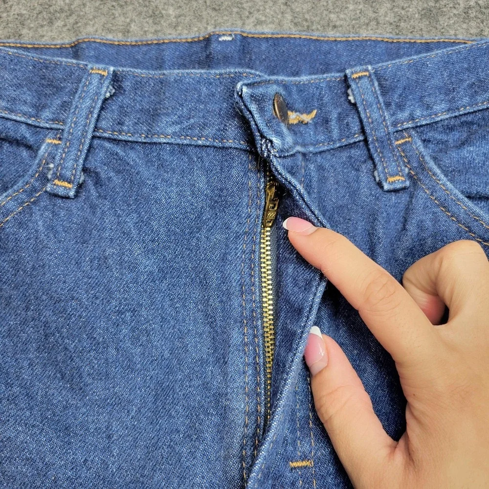 Rustler Jeans Mens 32x30 Blue Denim Stretch Boho Streetwear Grunge Americana